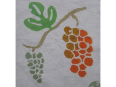 ロウを利用してハンカチをカラフルに染めてみよう！